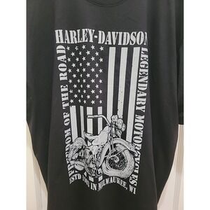 Harley-Davidson Men's Freedom Of The Road 2025 Tee Shirt 2XL Made USA.  NEW